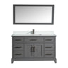 Vanity Art - Noble 60" Single Sink Bathroom Vanity Set with Sink and Mirror