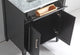 Vanity Art - Hudson 24" Single Sink Bathroom Vanity Set with Sink and Mirror (Carrara Marble Top)