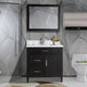 Vanity Art - Hudson 36" Single Sink Bathroom Vanity Set with Sink and Mirror (Carrara Marble Top)