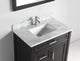 Vanity Art - Hudson 36" Single Sink Bathroom Vanity Set with Sink and Mirror (Carrara Marble Top)