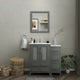 Vanity Art - Westmount 36" Single Sink Bathroom Vanity Set with Sink and Mirror - 1 Side Cabinet