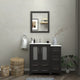 Vanity Art - Westmount 36" Single Sink Bathroom Vanity Set with Sink and Mirror - 1 Side Cabinet