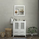Westmount 30" Single Sink Bathroom Vanity Set with Sink and Mirror (Ceramic Top)