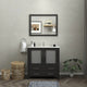 Vanity Art - Westmount 36" Single Sink Bathroom Vanity Set with Sink and Mirror (Ceramic Top)
