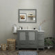 Vanity Art - Westmount 48" Single Sink Bathroom Vanity Set with Sink and Mirror - 2 Side Cabinet