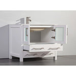 Vanity Art - Westmount 36" Single Sink Bathroom Vanity Set with Sink and Mirror (Ceramic Top)