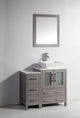 Vanity Art - Westmount 36" Single Sink Bathroom Vanity Set with Sink and Mirror - 1 Side Cabinet