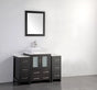 Vanity Art - Westmount 48" Single Sink Bathroom Vanity Set with Sink and Mirror - 2 Side Cabinet
