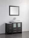 Vanity Art - Westmount 42" Single Sink Bathroom Vanity Set with Sink and Mirror - 1 Side Cabinet