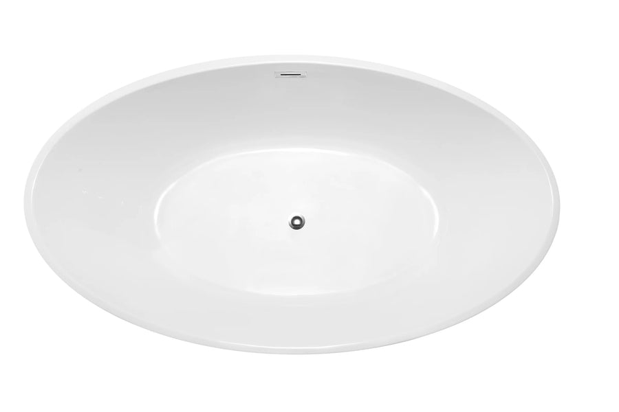 Curve 69" Acrylic Freestanding Bathtub