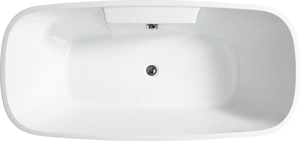 Zurich 59" Acrylic Freestanding Bathtub