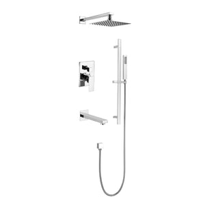 Vasso Square Shower & Bath Kit