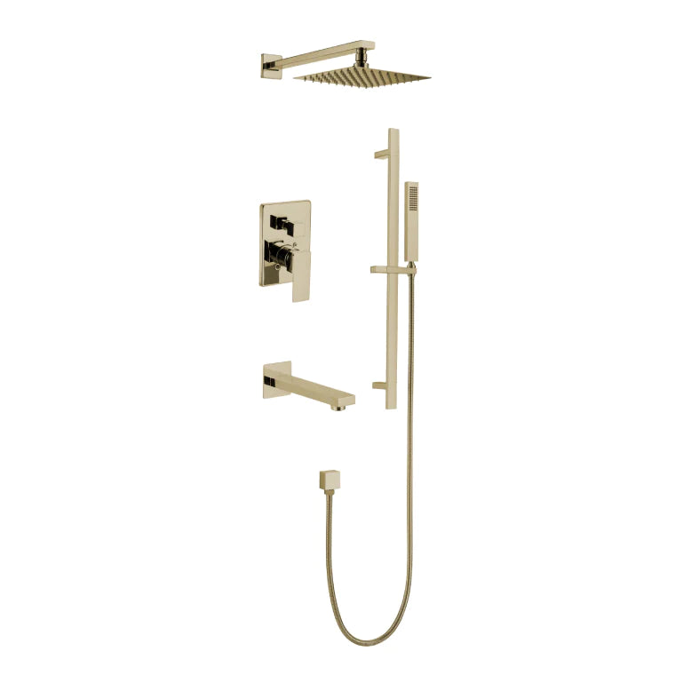 Vasso Square Shower & Bath Kit