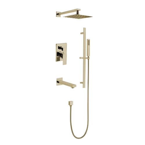 Vasso Square Shower & Bath Kit