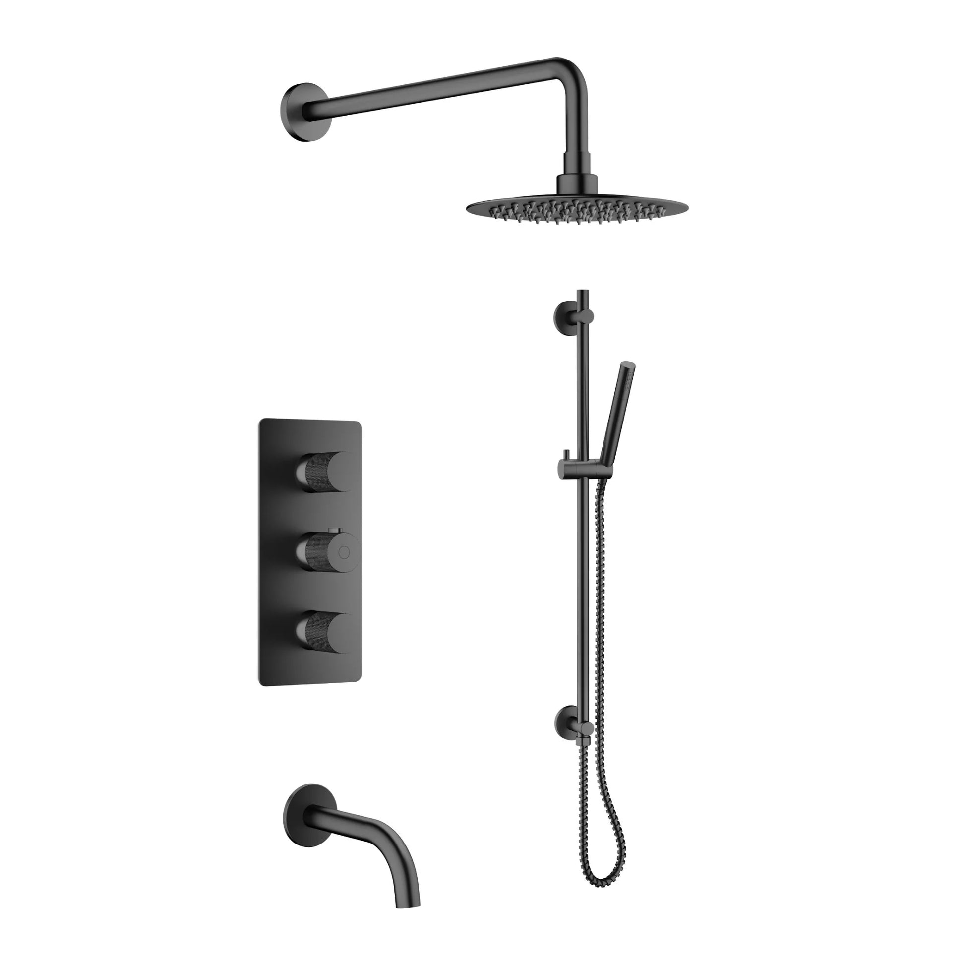 Veda Thermostatic Shower & Tub Set