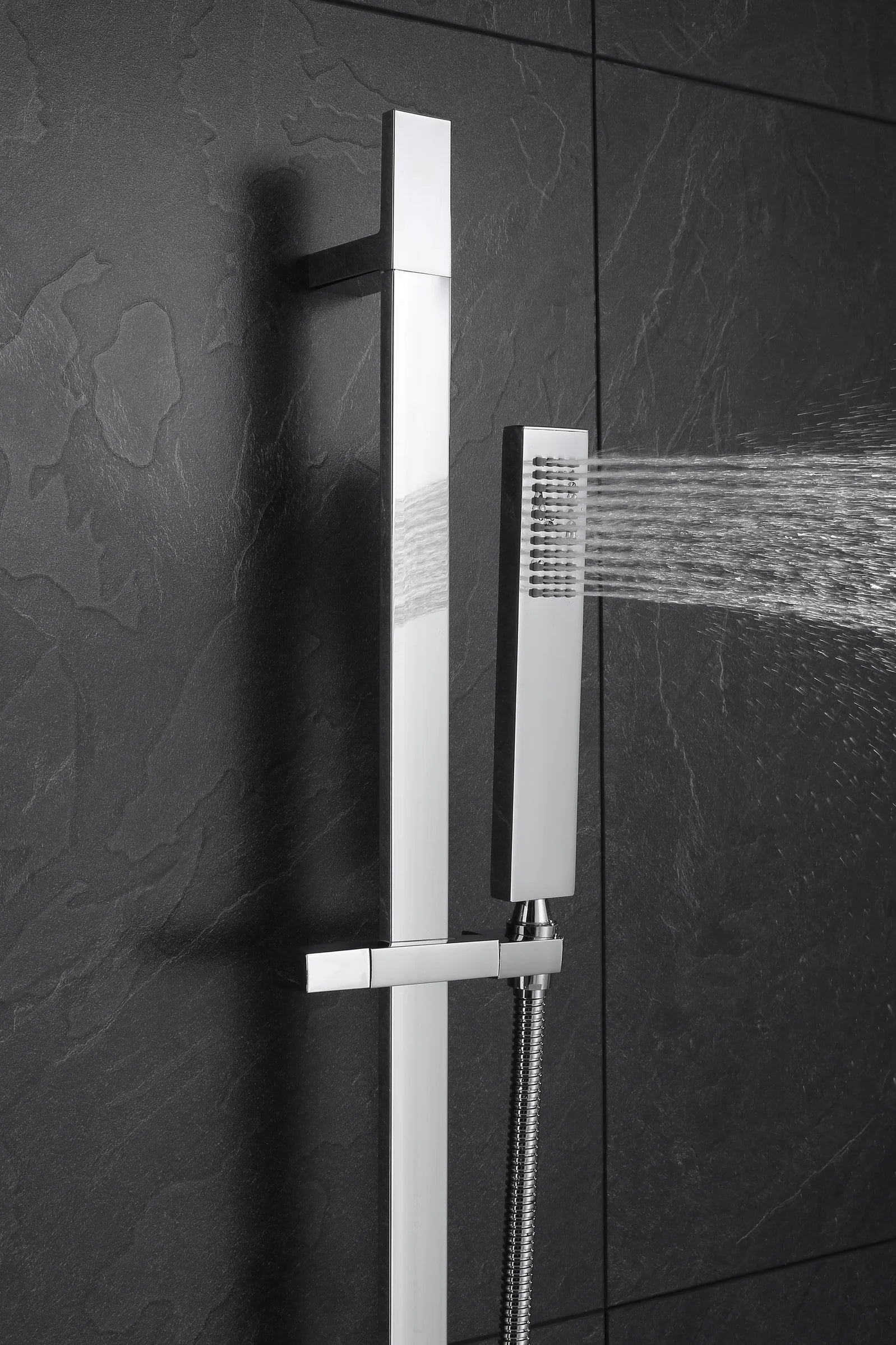 Vito II Square Shower Kit