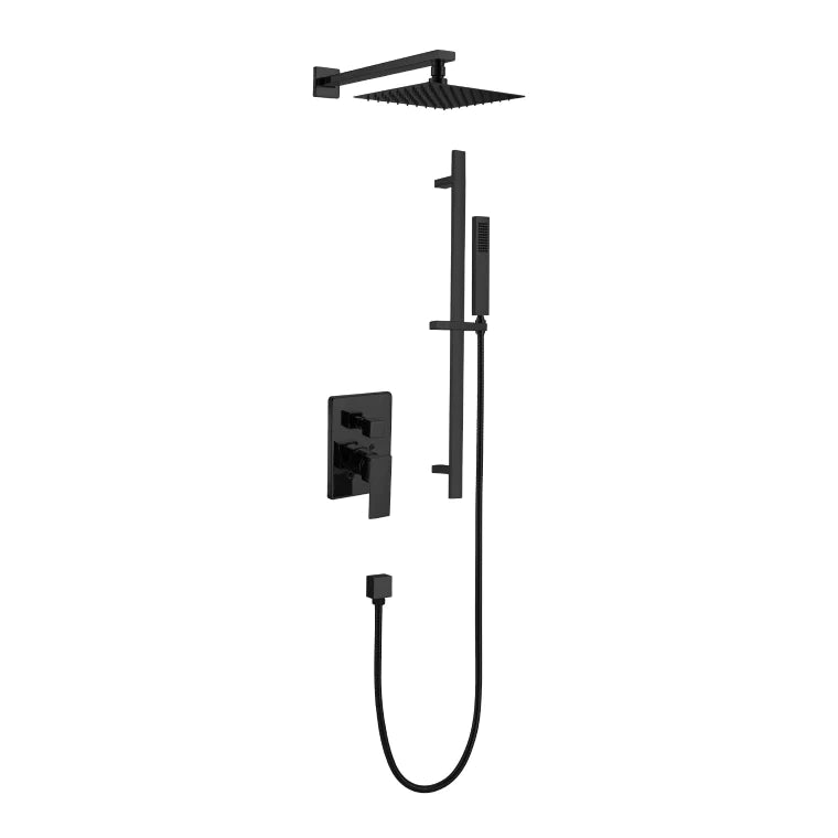 Vito II Square Shower Kit