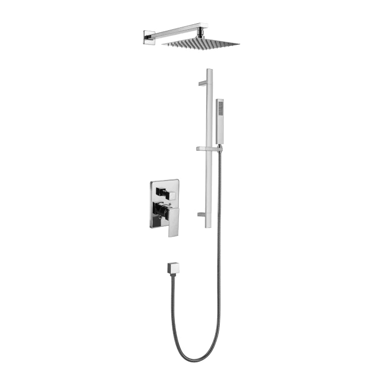 Vito II Square Shower Kit