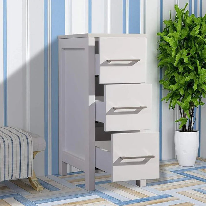 Vanity Art - Westmount 72" Double Sink Bathroom Vanity Set with Sink and Mirrors - 1 Side Cabinet