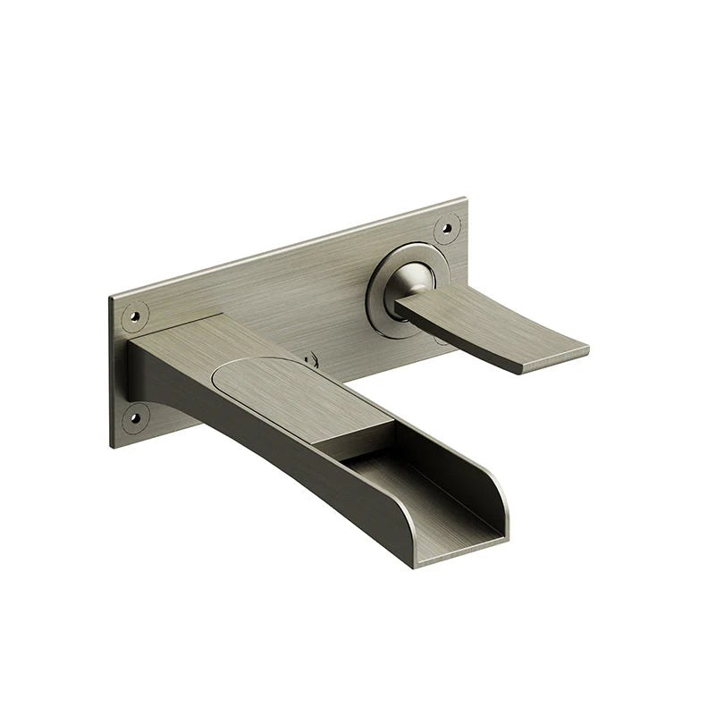 Riobel Zendo Wall-Mount Lavatory Faucet with Open Spout