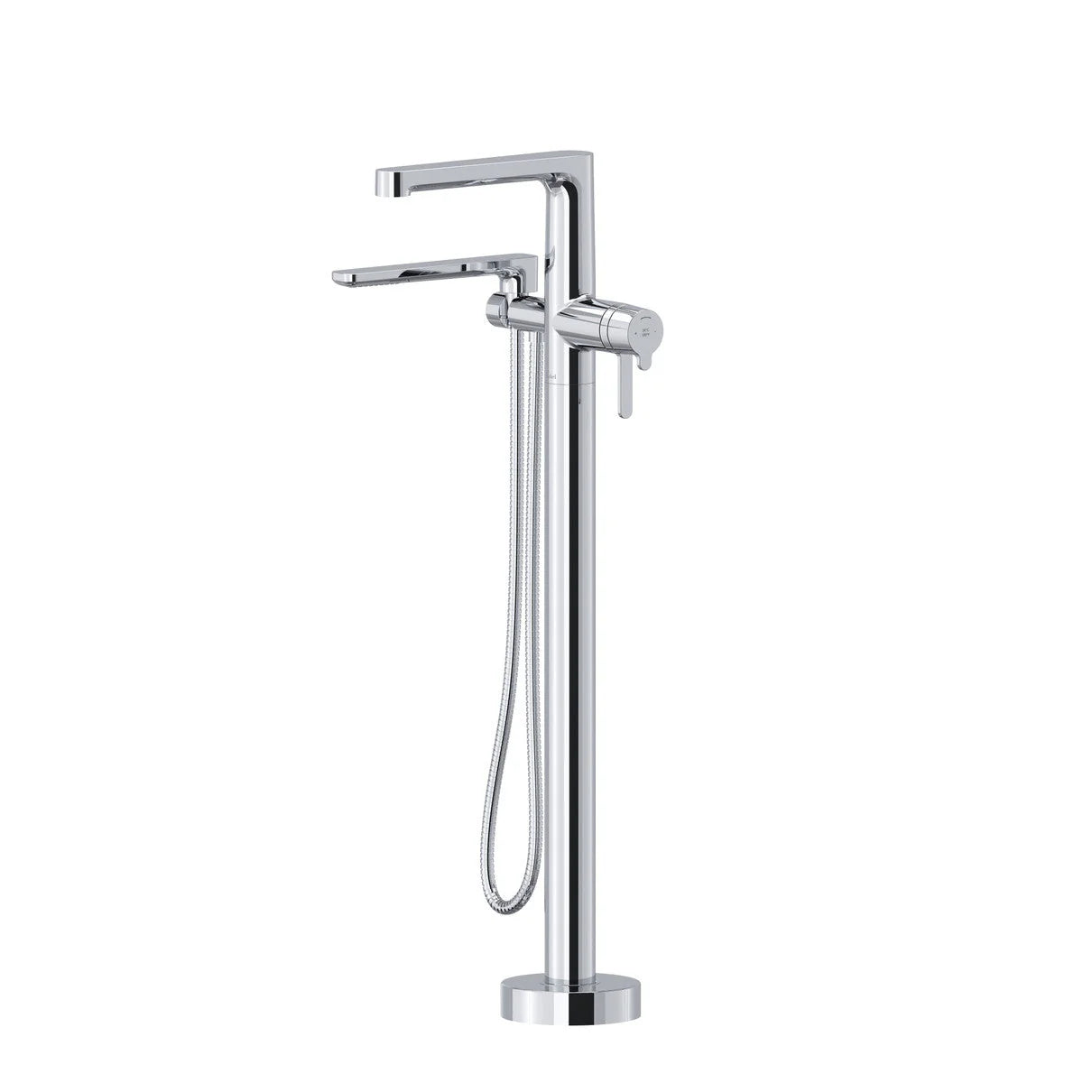Riobel Nibi Floor-Mount Tub Filler with Hand Shower