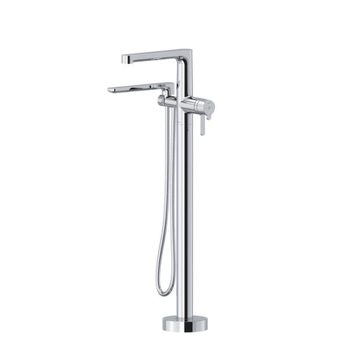 Riobel Nibi Floor-Mount Tub Filler with Hand Shower