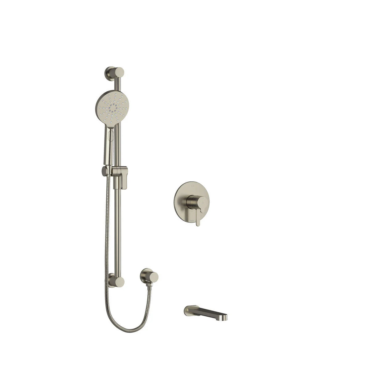 Riobel Nibi 2-Way System with Spout and Hand Shower Rail
