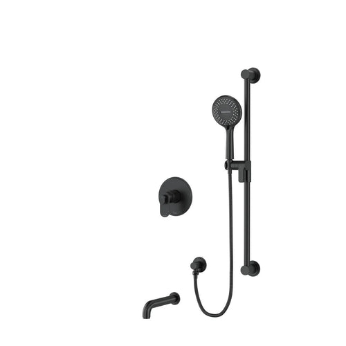 Riobel Arca 2-Way Shower System with Tub Spout and Hand Shower Rail