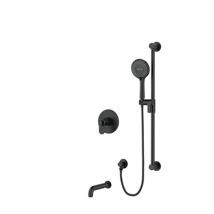 Riobel Arca 2-Way Shower System with Tub Spout and Hand Shower Rail