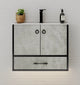 Aventino 30-inch flat floating single-sink vanity detail