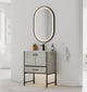 Aventino 30-inch flat floating single-sink vanity detail