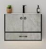 Aventino 30" Concrete-Style Floating Single-Sink Vanity with Sintered Stone Top