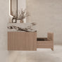Aventino 32"/36"/40" Smoked Oak Fluted Floating Single-Sink Vanity with Sintered Stone Top