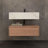 Aventino 32"/36"/40" Flat-Front Plywood Floating Single-Sink Vanity with Sintered Stone Top