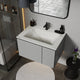 Aventino 32-inch gallery floating vanity — sintered stone top