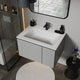 Aventino 32-inch gallery floating vanity — sintered stone top