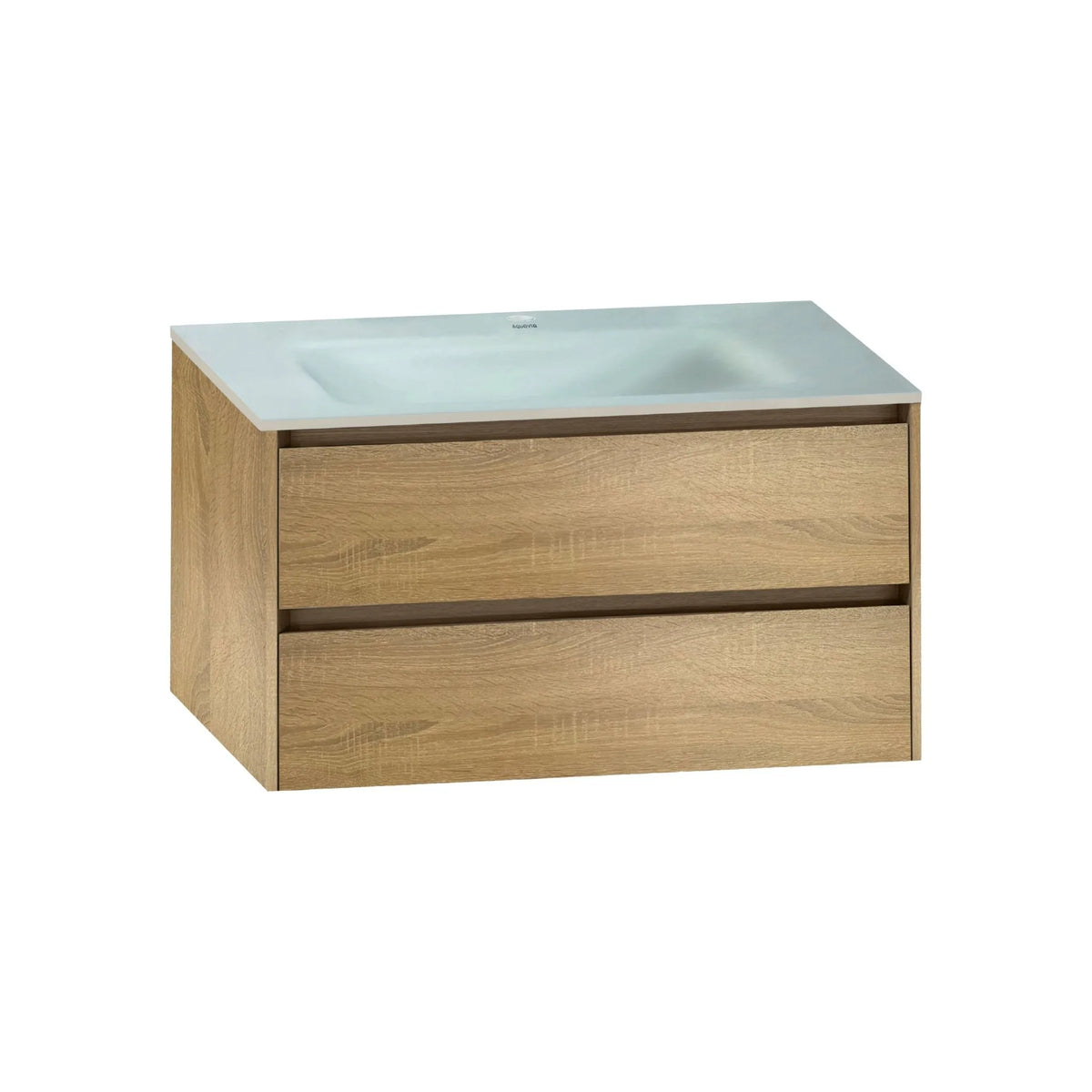 Aventino 32-inch gallery floating vanity — sintered stone top