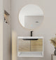 Aventino 32-inch Ice Grey modern floating single-sink vanity — sintered stone top