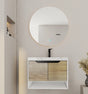 Aventino 32"–40" Ice Grey Floating Single-Sink Vanity with Sintered Stone Top