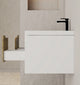 Aventino 32-inch Ice Grey modern floating single-sink vanity — sintered stone top