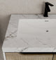 Aventino 32-inch Ice Grey modern floating single-sink vanity — sintered stone top