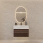 Aventino 32" Walnut Floating Single-Sink Vanity with Sintered Stone Top