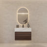 Aventino 32" Walnut Floating Single-Sink Vanity with Sintered Stone Top