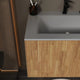 Aventino 36-inch gallery floating vanity — sintered stone top