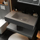 Aventino 36-inch gallery floating vanity — sintered stone top