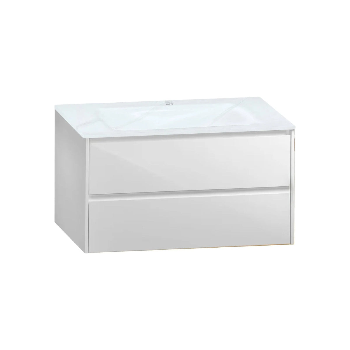 Aventino 36-inch gallery floating vanity — sintered stone top
