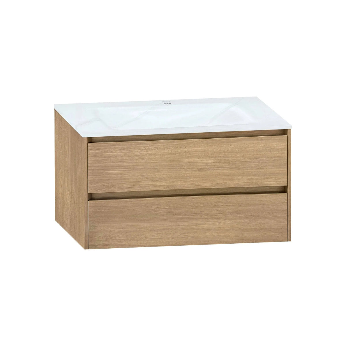 Aventino 36-inch gallery floating vanity — sintered stone top
