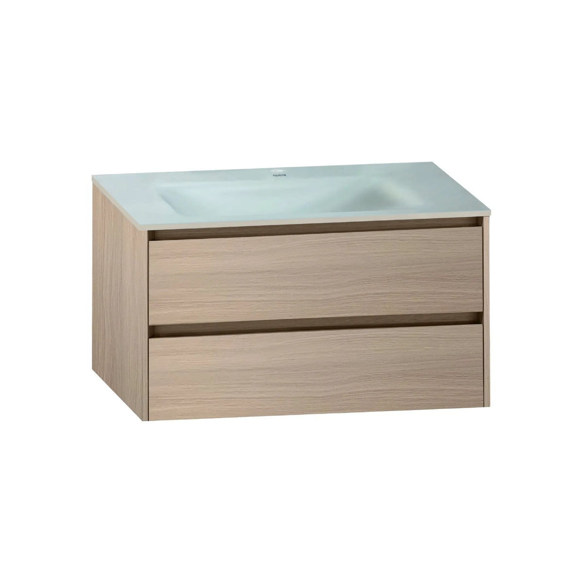 Aventino 36-inch gallery floating vanity — sintered stone top