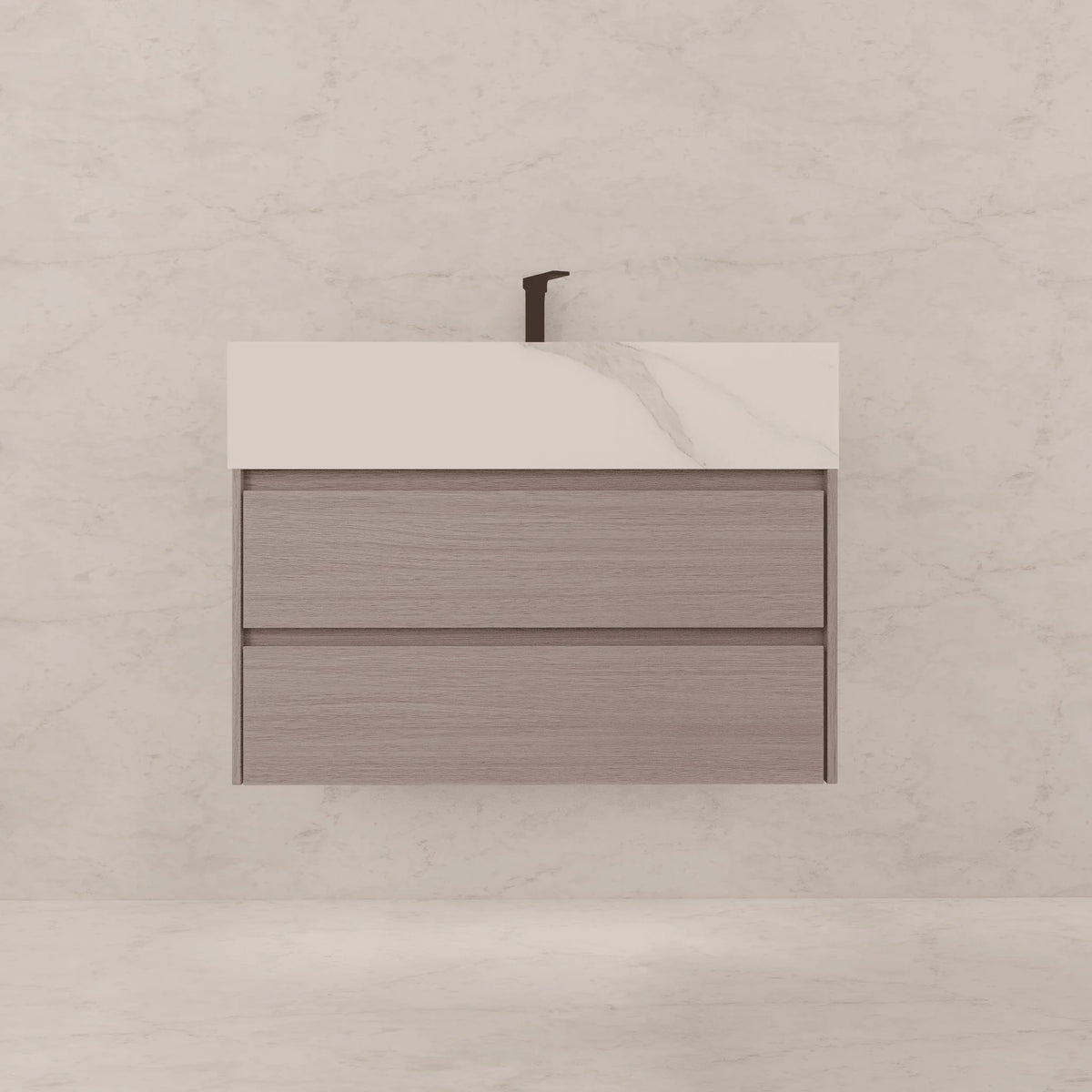Aventino vanity — sintered stone top