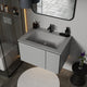 Aventino 40-inch gallery floating vanity — sintered stone top